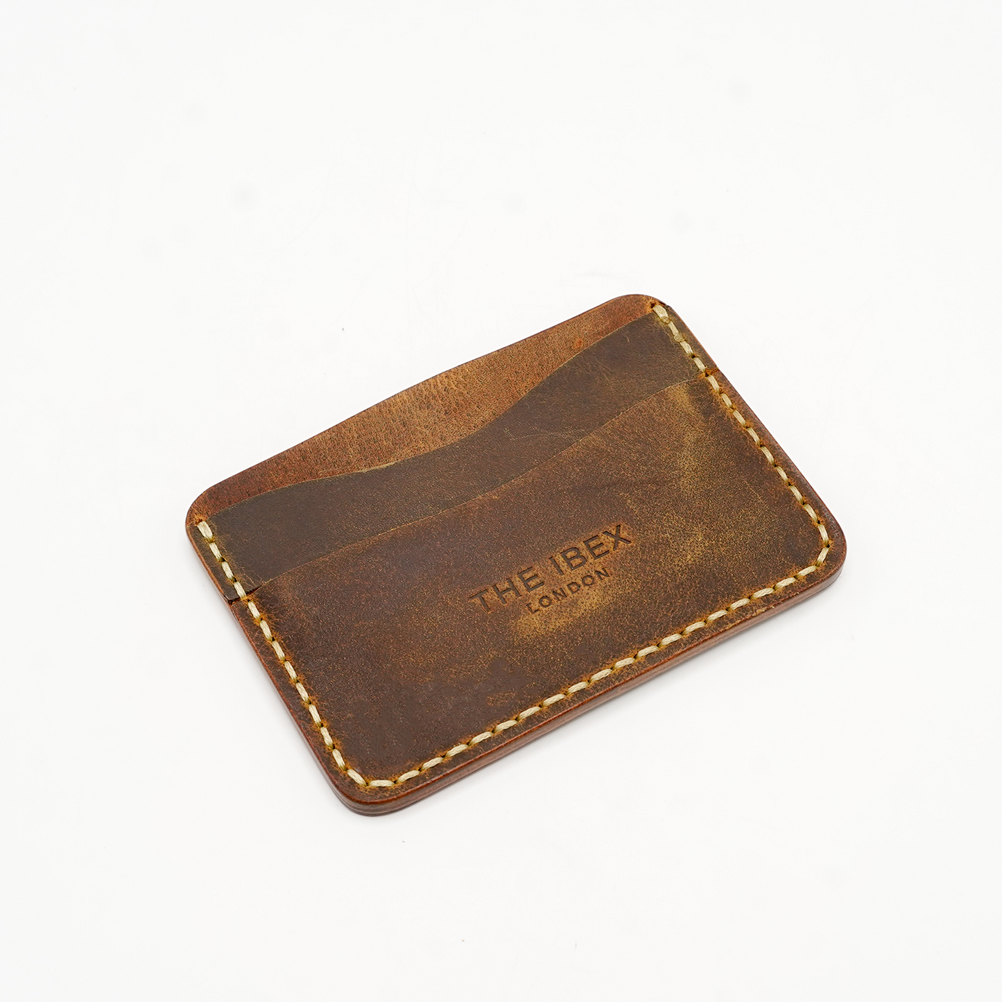 Crazy Horse Hand-Stitched Cardholder