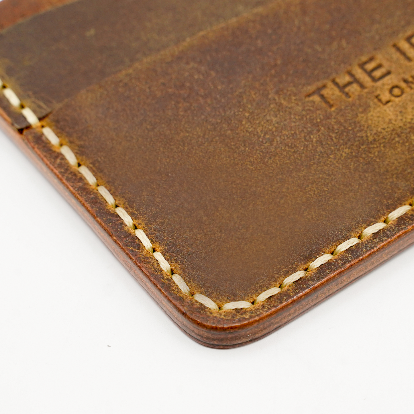 Crazy Horse Hand-Stitched Cardholder