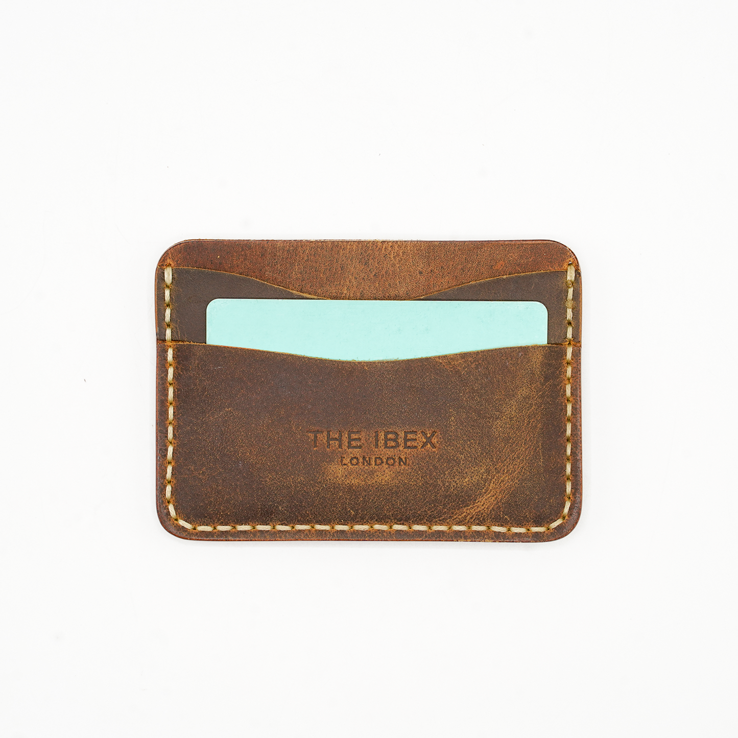 Crazy Horse Hand-Stitched Cardholder