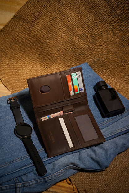 leather passport wallet