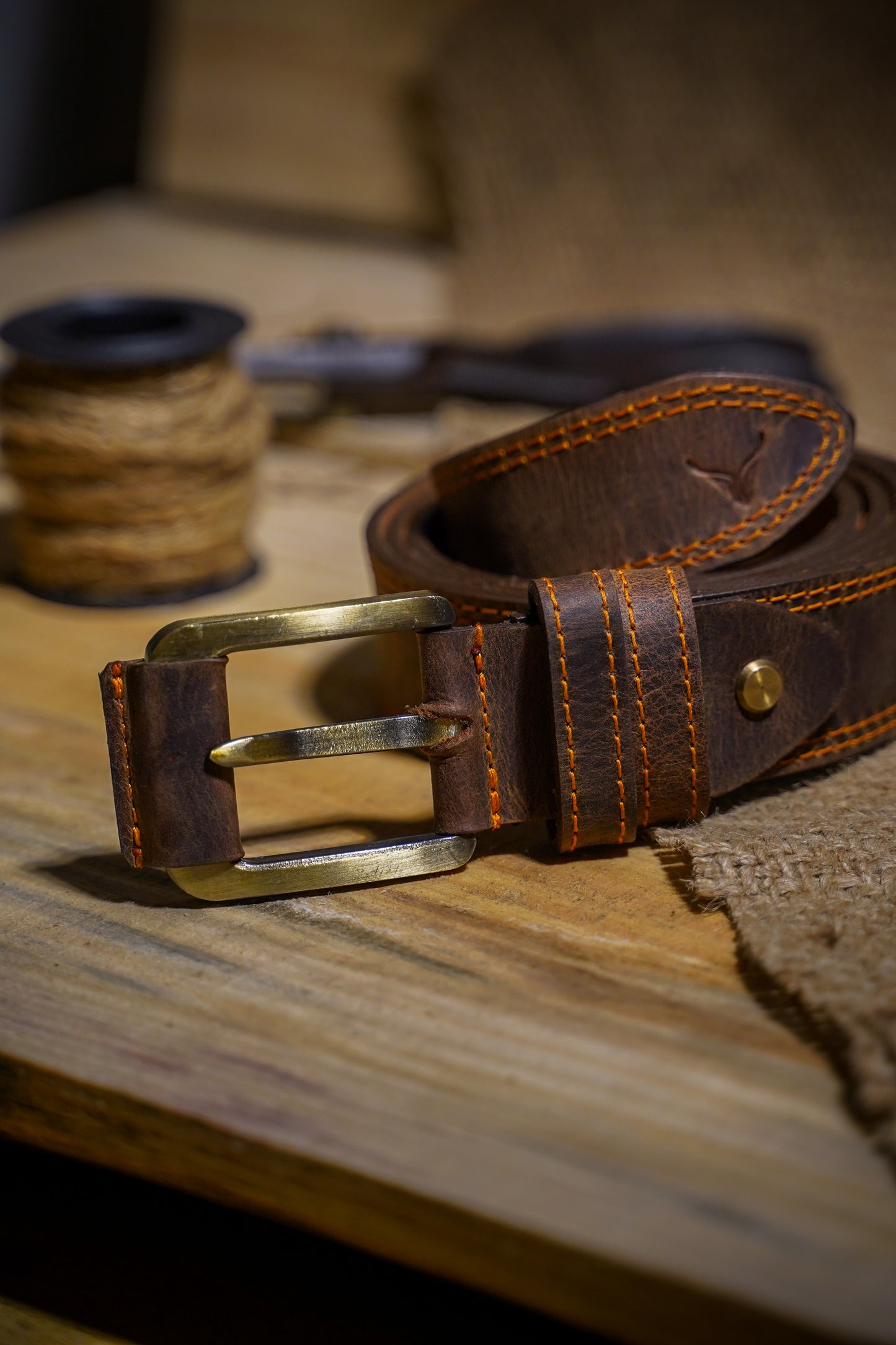 Crazy Horse Leather Belt