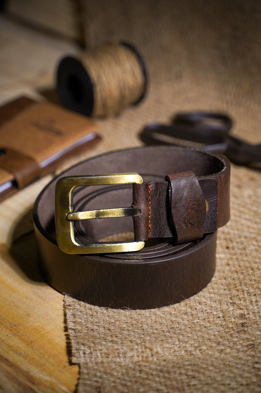 Brown Leather Belt