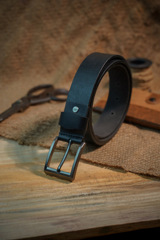 Black Leather Belt