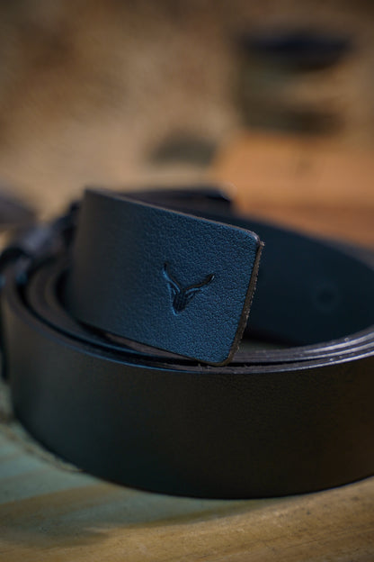 Black Leather Belt